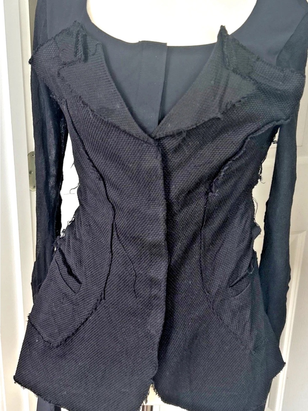 Rundholz Black Women’s Tailored Textured Jacket -